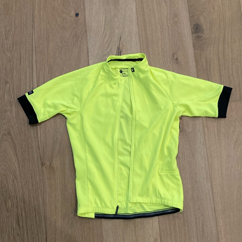 Bontrager Circuit Jersey, size Small, Neon green/yellow.